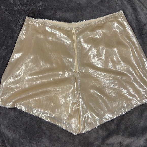 Champagne fancy shorts from Urban Outfitters - Picture 4 of 8